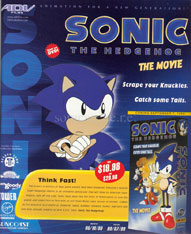Sonic OVA Movie Ad Page