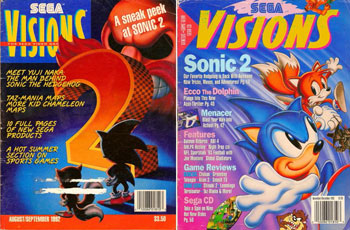 Sega Visions 2 Covers 1992