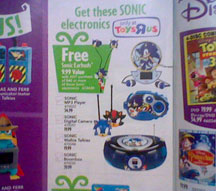 Toys R Us 2010 Christmas Sonic Sale Catalog