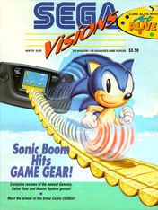 Segavisions Magazine Game Gear Sonic