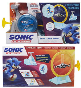 Wierd Box Movie Sonic Spin Dash Toy