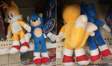 Large Size Movie Plush Sonic Tails