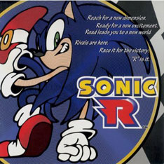 Sonic R Sound Track Front Cover