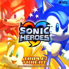 Sonic Heroes Triple Threat Vocal Trax CD Cover