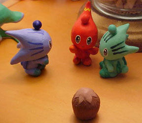 Colorful bunch of Chao