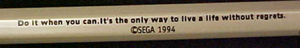 Pencil slogan of 1994