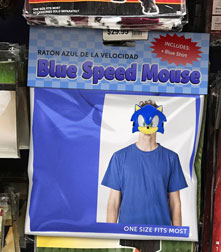 Joke Anti-Costume Sonic Halloween