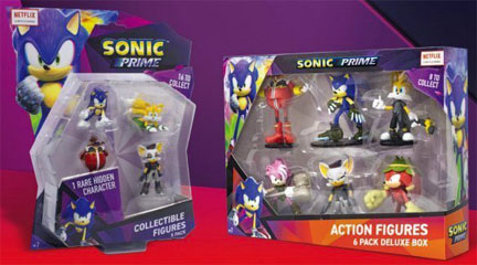 PMI BanDai Sonic Prime Figure Boxes