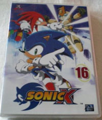 Sonic X TV Show Collectible Media Page