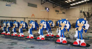 Sonic Statue Assembly Area