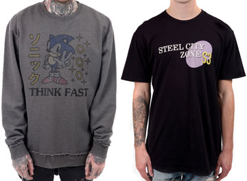Think Fast Sonic & Steel City Zone Shirts
