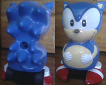 Fat Pull Back 'n Go Sonic Toy