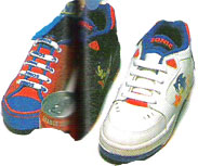 3 pair Sonic theme sneakers shoes