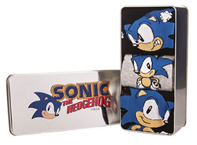 3 Pair Sonic Socks in a Tin