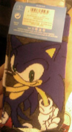 Jumping Sonic kids size MIP pair socks