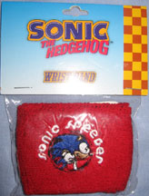 Sonic Speeder Rolling Red Wrist Band