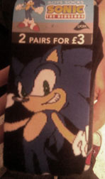 Standing Sonic modern bargain Socks