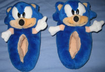 Pointing plush house slippers