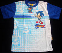 Blue Tiles Sonic X Shirt