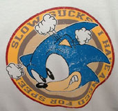 Slow Sucks Need Speed Steamin' Sonic Shirt