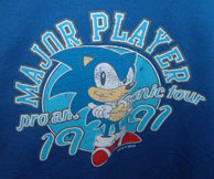 Major Player Pro Am Sonic Tour 1991 Shirt