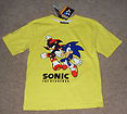 Sonic & Shadow Yellow Shirt