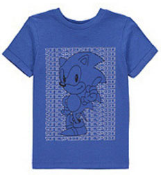 Blue Sonic Speed Classic Style Tee