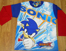 Front Punch Sonic X Long Sleeve Shirt