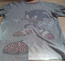 Gems dots NEXT Sonic X pose shirt