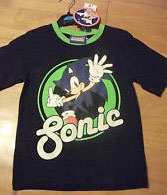 50s Style Lettering Jumping Sonic tee