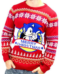 Merry Christmas Red Sonic Sweater