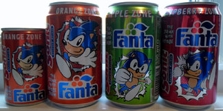 Fanta Sonic Flavors Soda Selection