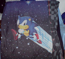 Sonic Space UK Bed Spread Blanket
