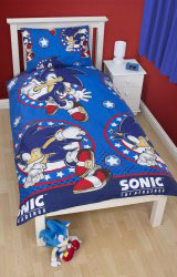 Many Star Circle Blanket Sonic Bed Cover