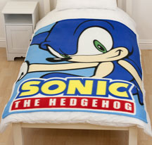 CW Sonic themed Fleece Blanket