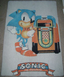 Sonic with Jukebox Classic Rug