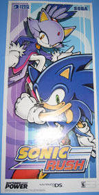 Nintendo Power Sonic Rush Blaze Tall Poster