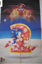 Sega Pro Sonic 2 Winter Theme Poster