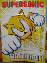 Super Sonic Fleetway Poster