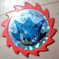 Sonic Ninja Star HoloFoil Pin Badge STC