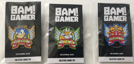 Bam Box Gamer Pin Set 2020 Enamel