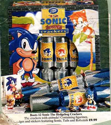 Sonic Themed Party Crackers / Favors