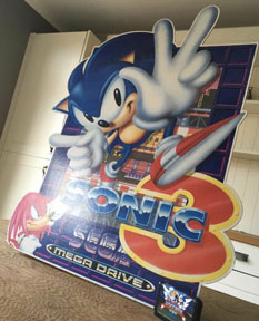 Sonic 3 Store Standee UK