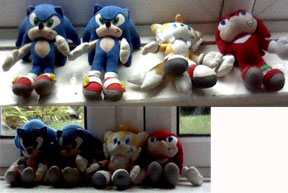 Sonic X Theme Medium Size Plushes