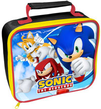 Sonic Tails Knuckles Soft Sides Lunchbox