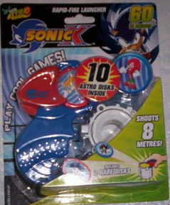 Sonic X Disk launchers new in pack