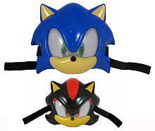 Role Play Plastic Costume Sonic Shadow Masks