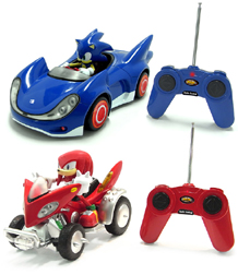 RC Racer Knuckles & Sonic All Star Cars