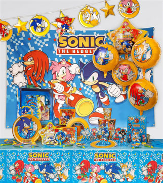 Mighty Mojo Sonic Party Supplies Overview