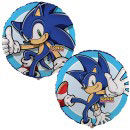 2 Sonic Mylar Round Balloons